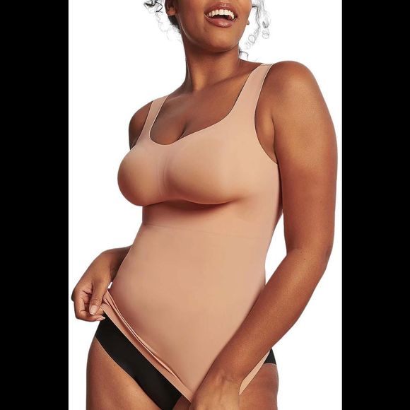 Evelyn & Bobbie Seamless Smoothing Bra Cami Himalayan Salt - - Picture 1 of 1